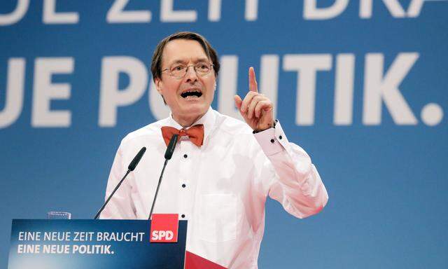 SPD-Politiker Karl Lauterbach übt scharfe Kritik am Klimapaket der deutschen Bundesregierung