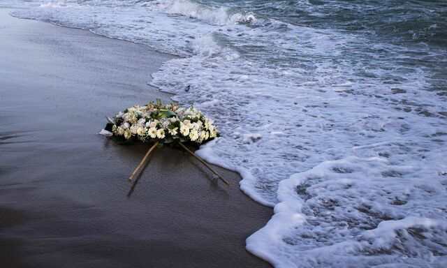 Gedenken an die Opfer des Schiffbruchs 