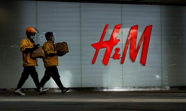 Auch diese H&M-Filiale in Peking verkauft keine Kleidung aus chinesischer Baumwolle.