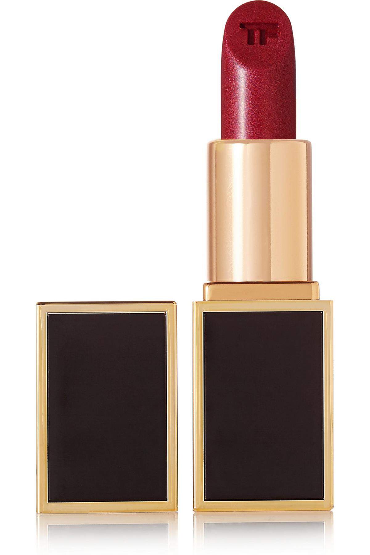 Mit diesem Lipstick Tom Ford werden auch die Lippen zum Hingucker.   Aufmacherbild: Gucci. Trendreport: Barbara Zach.