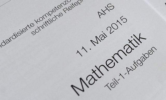 Mathematik-Zentralmatura 