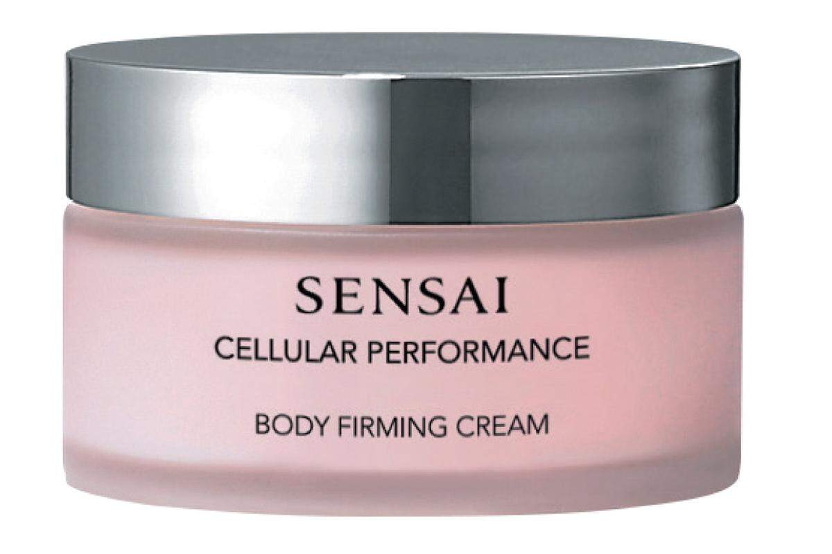 Die „Body Firming Cream“ von Sensai soll die Kollagenproduktion anregen und die Silhouette straffen (100 Euro).