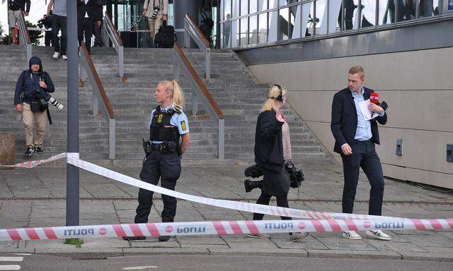 Ort des Amoklaufs in Kopenhagen Copenhagen /Denmark/04 July 2022/ On 3 July gunman killed 3people two danes one russian national and some insjurd 2 dan