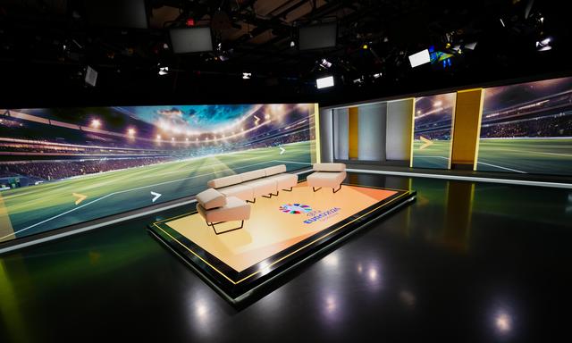 So sieht das neue Sportstudio im ORF aus. 