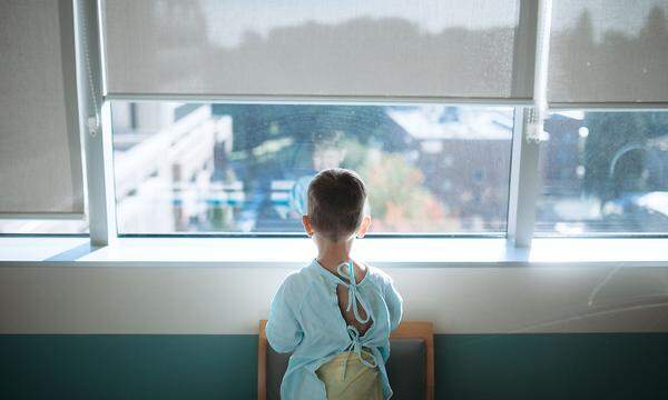 Toddler At Children's Hospital for Surgery
