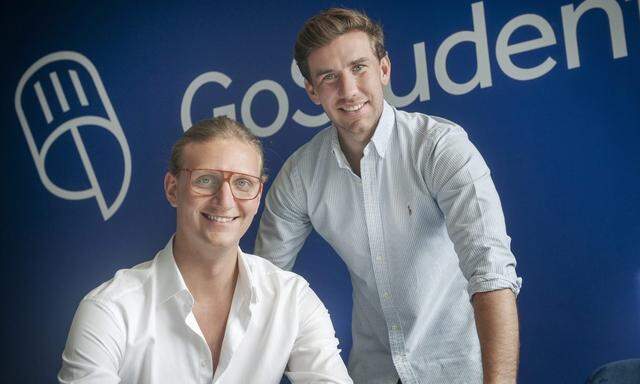 Felix Ohswald (25) und Gregor Müller (27) haben mit GoStudent die mittlerweile größte Online-Nachhilfe-Plattform im DACH-Raum gegründet