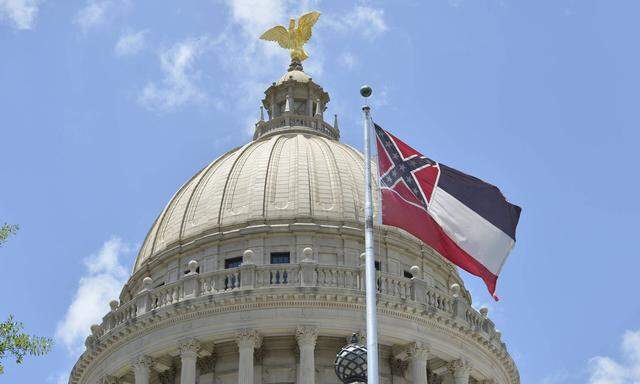 Mississippis Fahne erinnerte an die einstigen Sklavenhalter im amerikanischen Süden