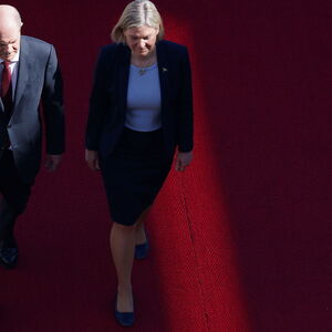 Der deutsche Kanzler Olaf Scholz besuchte die schwedische Premierministerin Magdalena Andersson.