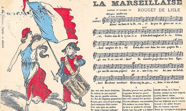 Die „Marseillaise“ sang man auch in Russland und Deutschland. 