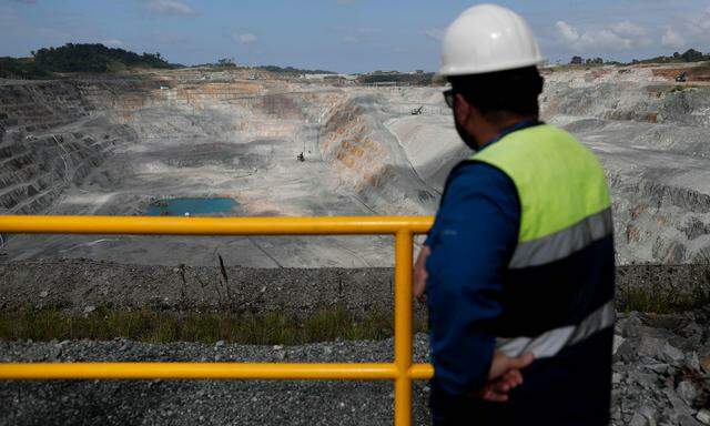 Kupfermine in Donoso, Panama. Der kanadische Betreiber First Quantum zog sich nach einem Rechtsstreit nun zurück.