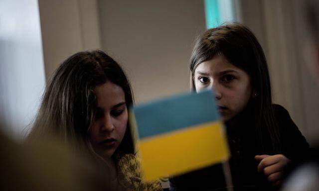 Aus der Ukraine geflüchtete Kinder
