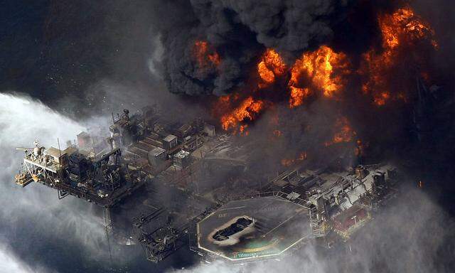 Die Ölplattform explodierte im April 2010