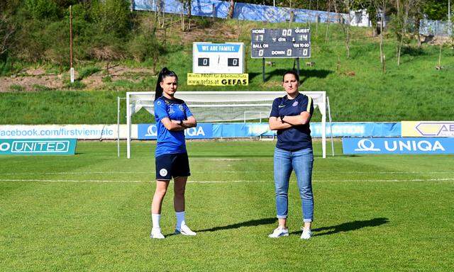 Einst bei Neulengbach Teamkolleginnen, sind Claudia Wasser (links) und Romina Bell heute im Derby Gegnerinnen. 