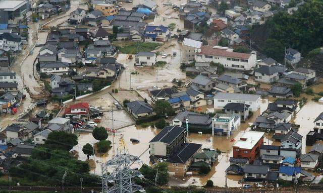 Ein Bild aus Soja in der japanischen Präfektur Okayama.