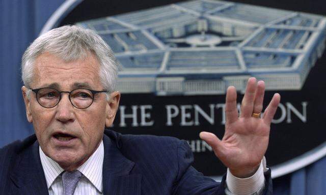 USA HAGEL PENTAGON DEFENSE