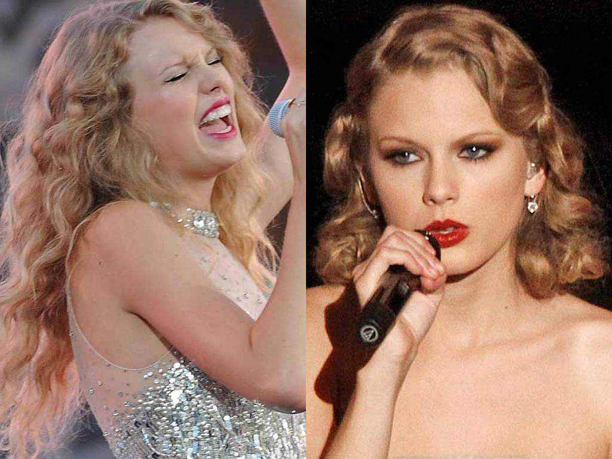 Als Taylor Swift bei den MTV Music Video Awards vor einem Jahr den Preis für das Beste Video bekam, wurde sie als schüchternes Country-Pop-Mädchen abgestempelt.  Ein Jahr später, wieder bei den MTV Music Video Awards: Schnipp-schnapp, die brave, blonde Lockenmähne ist kürzer, die Lippen nicht mehr rosarot, sondern kirschrot. Die Verwandlung zum 30er-Jahre-Showgirl kann wohl beginnen ...