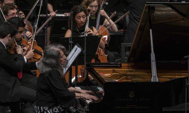 Martha Argerich in Salzburg. 