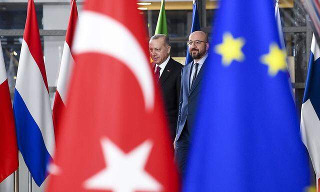 March 9, 2020, Brussels, Belgium: Brussels , 09032020.EU-Turkey Leaders Meeting with President of the Republic of Turkey