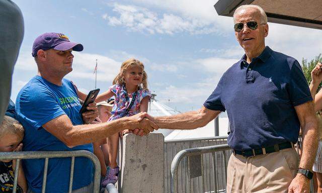 Joe Biden hat bei einem Wahlkampfauftritt in Iowa die Beherrschung verloren (Archivbild).