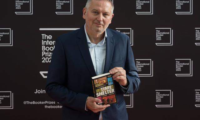 International Booker Prize Award Ceremony In London LONDON, UNITED KINGDOM - MAY 23, 2023: Bulgarian writer Georgi Gospo