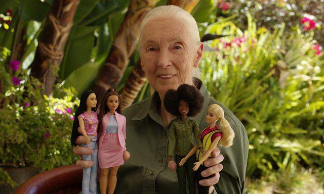 Die weltberühmte Forscherin Jane Goodall gibt es jetzt auch im Spielzeugformat.