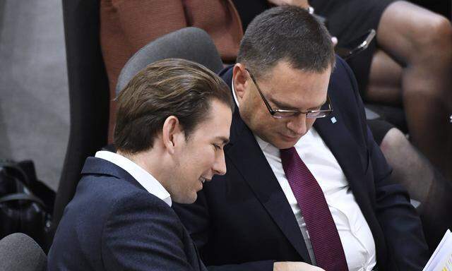 Sebastian Kurz und August Wöginger