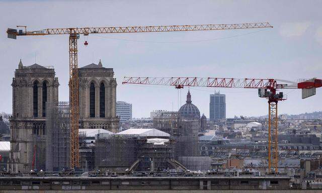 Sowieso gerade Baustelle: die Pariser Kathedrale Notre-Dame.