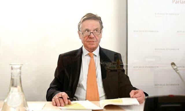 Wolfgang Pöschl, Ex-Vizepräsident des Oberlandesgerichts Wien, war im ÖVP-U-Ausschuss Verfahrensrichter.