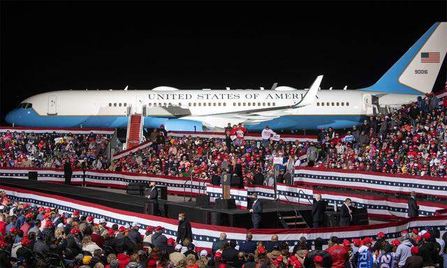 Die Airforce One in Johnstown, Pennsylvania.