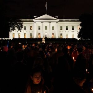 Gedenken an die Opfer von Pittsburgh vor dem Weißen Haus