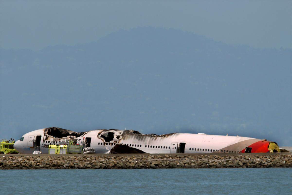 Das Flugzeug war kurz vor der Landung um etwa 25 Prozent zu langsam. Das bemerkten die Piloten aber erst 60 Meter über dem Boden.
