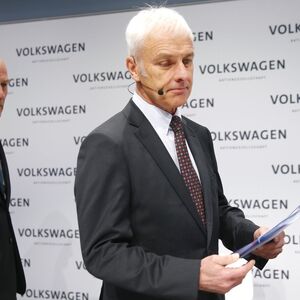 Volkswagen-Chef Müller, CFO Witter 