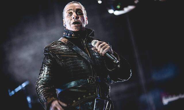 June 30 2017 Italia The singer Till Lindemann in concert with the Rammstein at the heavy metal