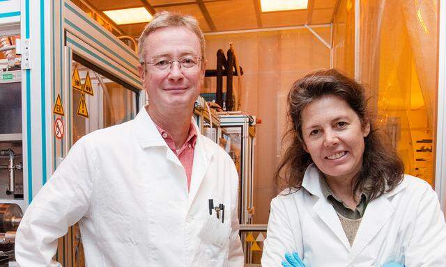 Dieter Nees und Barbara Stadlober setzen beim Nanoprägen auf recycelbare Materialien.  