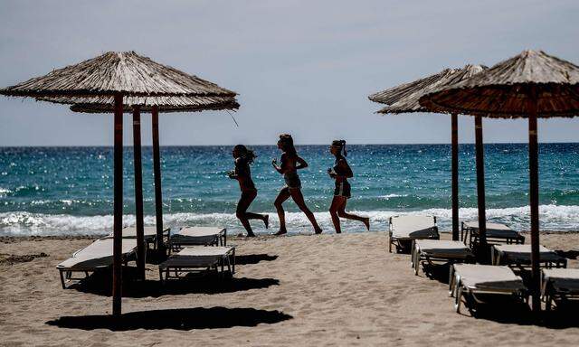 Auf Kreta lässt sich der Strand im Moment ungestört genießen.