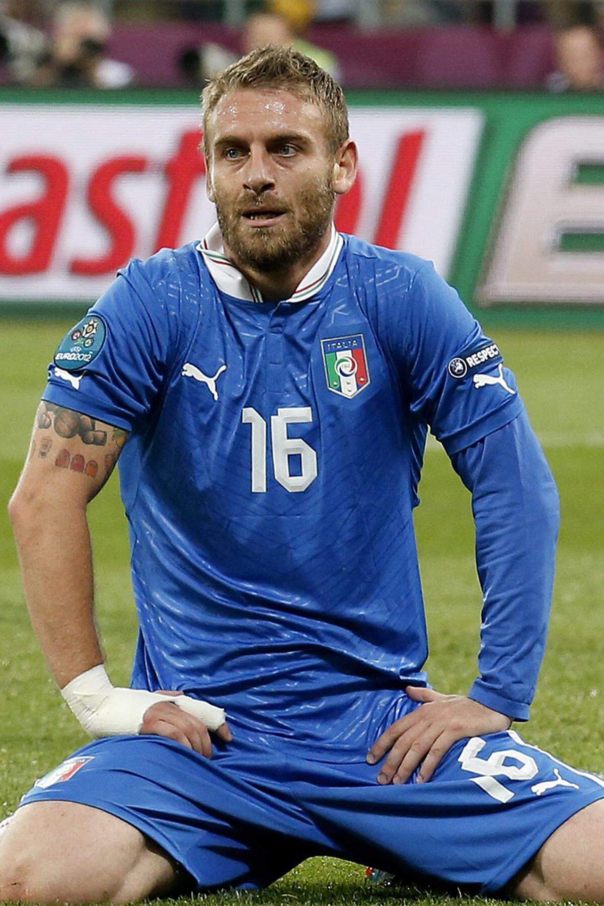 Daniele De Rossi spielt für Italien in der bärtigen Beau-Liga mit.