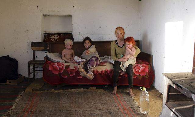 Die in Griechenland entdeckte Maria soll die Schwester dieser vier Roma-Kinder in Bulgarien sein.