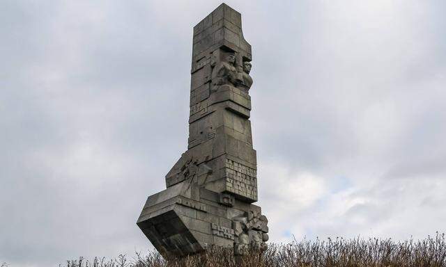 Das Monument auf der Westerplatte bei Danzig erinnert an den Beginn des Zweiten Weltkriegs.