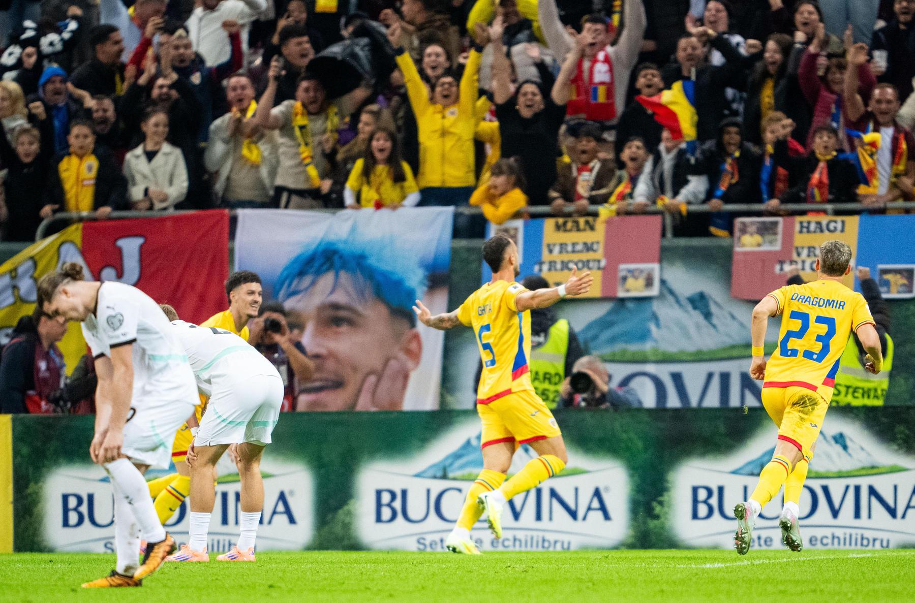 Late Romanian goal stuns Austria