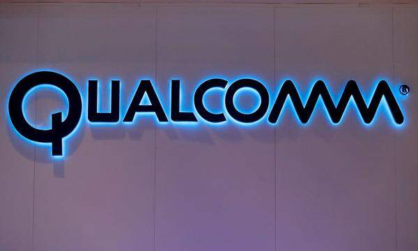 FILE PHOTO: Qualcomm's logo is seen during Mobile World Congress in Barcelona