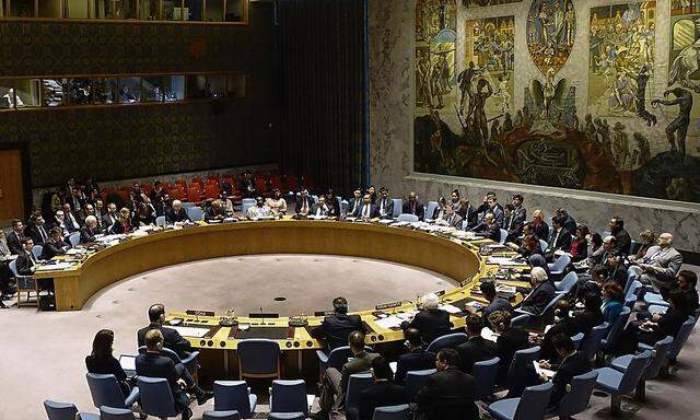 Der UN-Sicherheitsrat müsste eine Aufhebung der Sanktionen beschließen