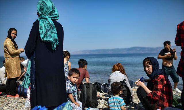 Flüchtlinge in Griechenland 