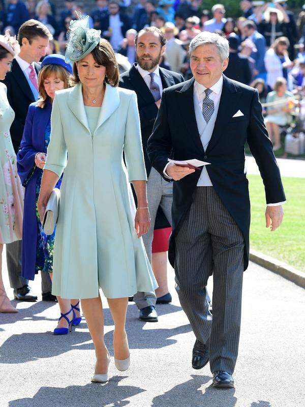 Prinz Williams Schwiegereltern Carol und Michael Francis Middleton.