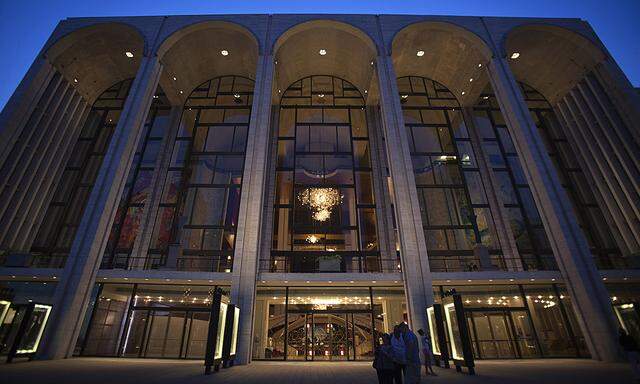 The Metropolitan Opera House is pictured at Lincoln Center in New York