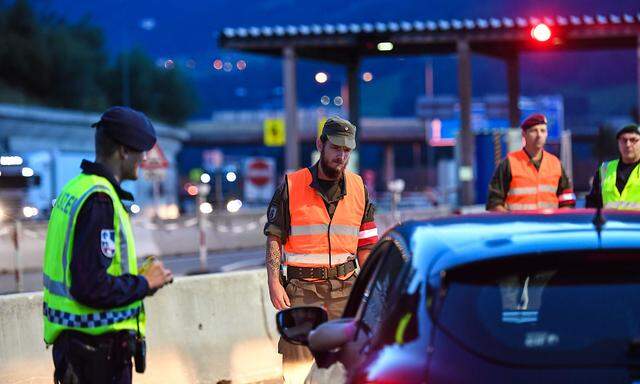 Schengen-Grenzraumkontrollen mit Heeresunterstützung auf der Brennerautobahn