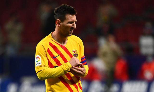 Auch Superstar Lionel Messi findet keinen Weg aus der Krise.
