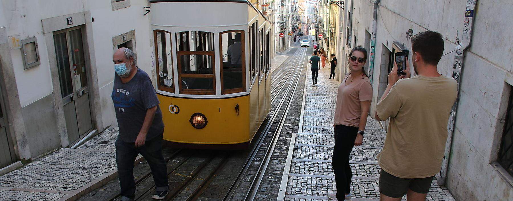 Wenige Touristen, halbleere Straßen: Sommer nach dem Lockdown in Lissabon.