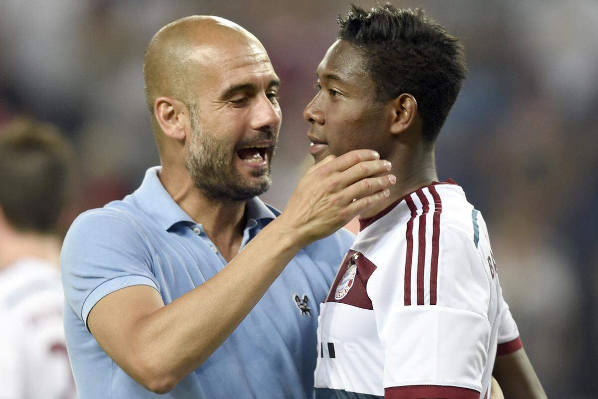 Auch unter Pep Guardiola zählt Alaba zu den absoluten Fixpunkten der Bayern-Mannschaft. "David hat eine große Mentalität und ist ein großes, großes Geschenk für Bayern München", lobte der spanische Trainer. "Er hat eine große Karriere vor Augen." Am Saisonende wurde wieder die Meisterschaft und der Pokalsieg gefeiert.