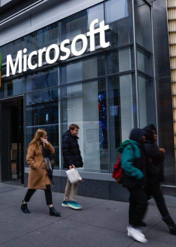 Die Aktien von Microsoft befinden sich auf einem Allzeithoch. 
