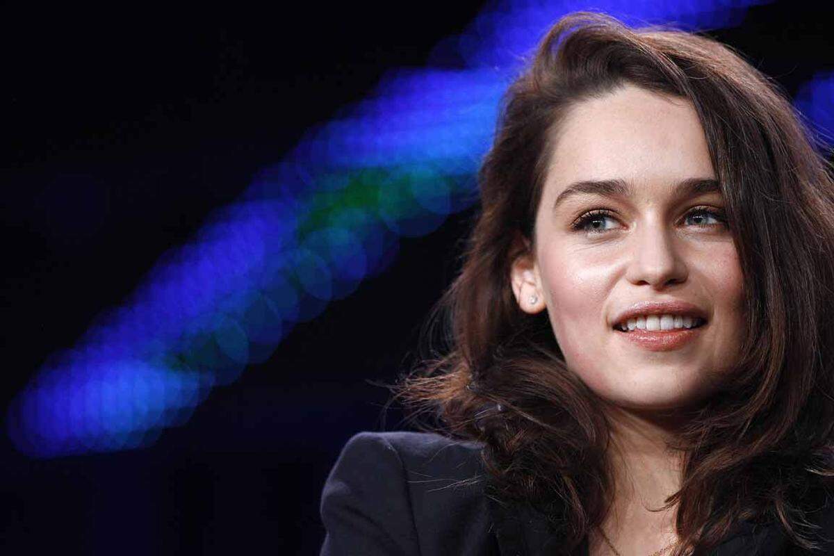 "Game of Thrones" Schauspielerin Emilia Clarke stand ebenso zur Diskussion.